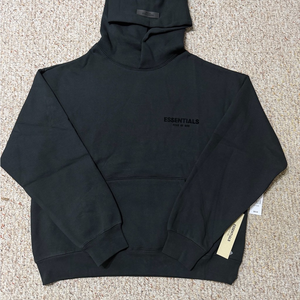 Fear of God Essentials black hoodie - Picture 2 of 6